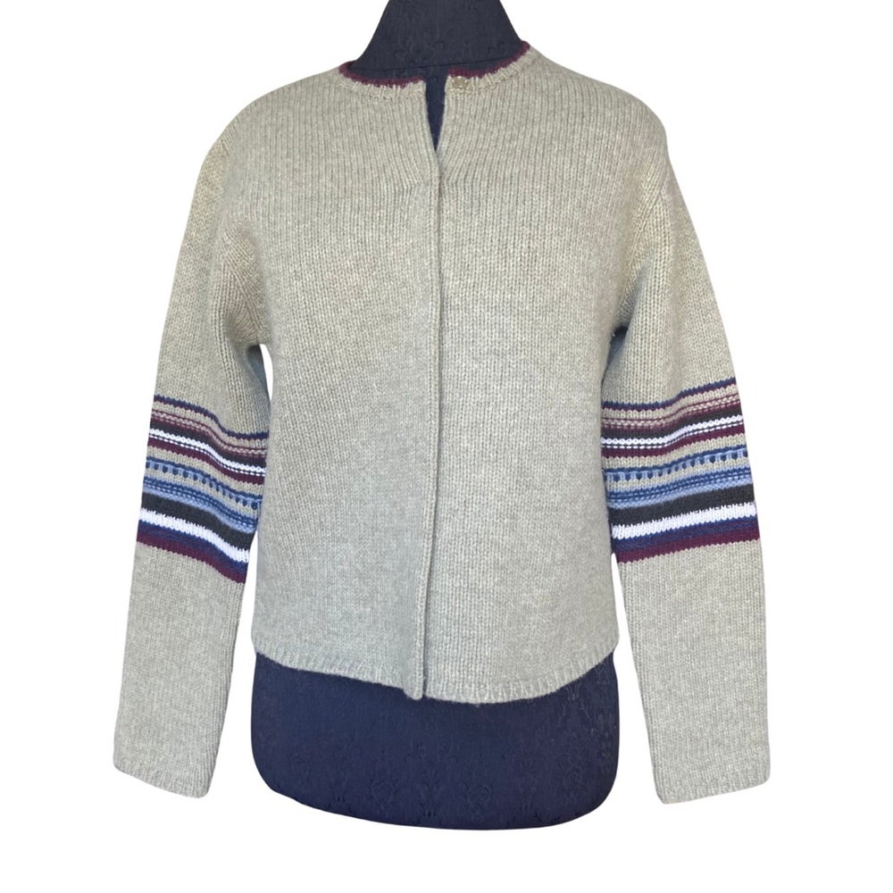 Nordstrom Long Sleeve Lambswool 90s Style Fall Button Up Cardigan Women’s Small